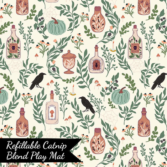 Refillable Catnip Play Mat by The Luminous Pets _ Apothecary