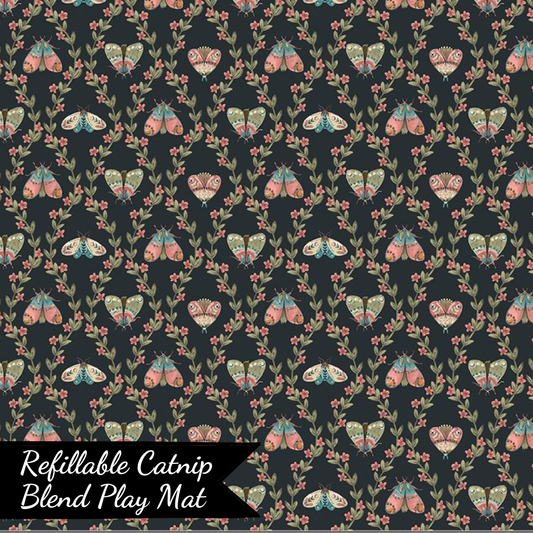 Refillable Catnip Play Mats by Luminous Pets _ Mini Moth Garden