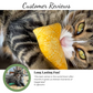 Brown tabby cat with catnip toy with valerian root | Customer Reviews for Catnip Toys by The Luminous Pets