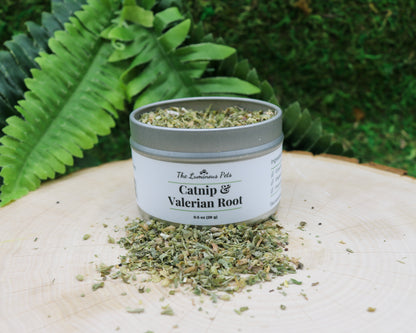 catnip and valerian root loose leaf by The Luminous Pets