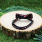 Cat Collar with bow Moons and stars by Made by Cleo