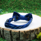 Navy plaid cat bow tie and breakaway collar by Made by Cleo