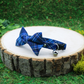 Navy plaid cat bow tie and breakaway collar by Made by Cleo