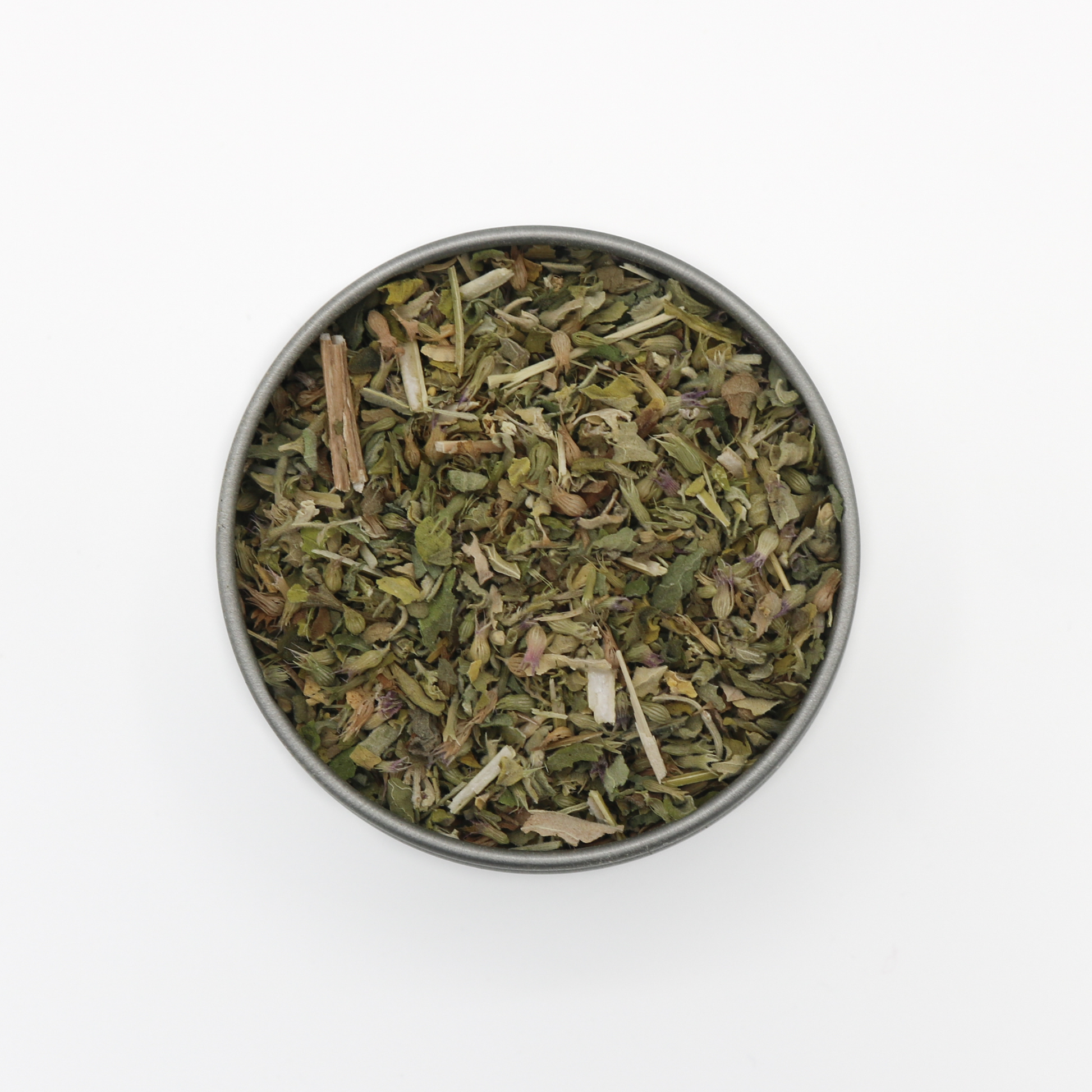 Organic catnip and valerian root in tin by The Luminous Pets
