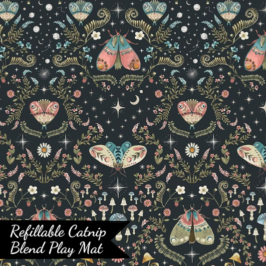 Refillable Catnip Play Mats by Luminous Pets _  Moth Garden