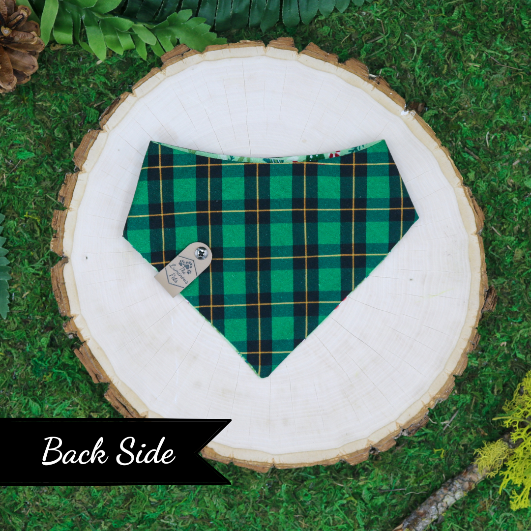 Christmas Decor Reversible Pet Bandana
