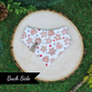 Reversible snap on pet bandanas for cats and dogs by The Luminous Pets _ Christmas Gnomes and Gingerbread Cookies