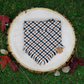 Rustic autumn plaid pet bandana | Snap on bandanas by The Luminous Pets