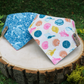 Snap on reveresible bandanas for cats and dogs by Luminous Pets - Summer Seashells and turtles