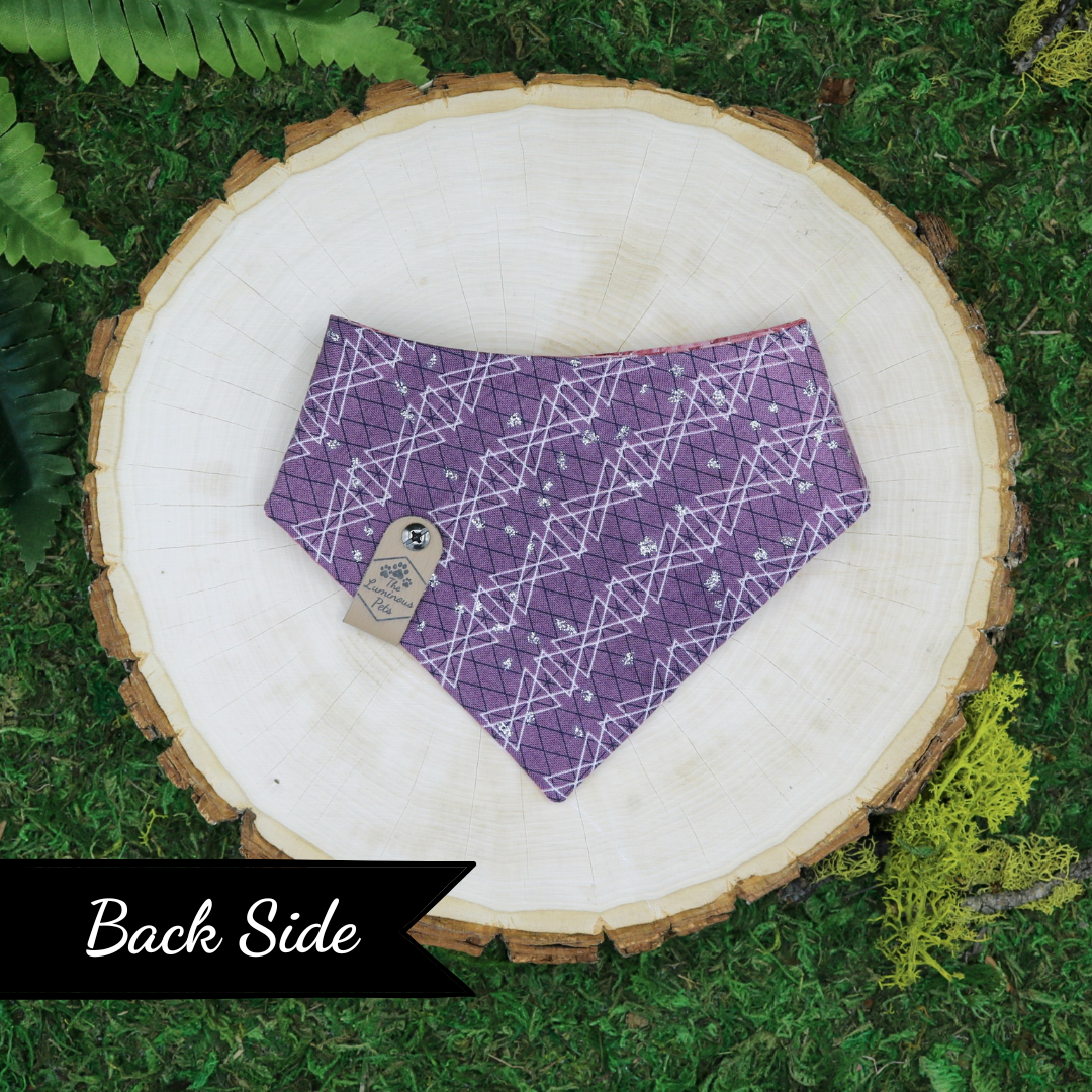 Snap on bandana for cats and dogs | Handmade by The Luminous Pets