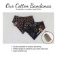 Snap on bandanas with curved neckline to reduce bunching | Dog and Cat Accessories | Handmade by The Luminous Pets