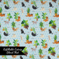 The Luminous Pets Refillable Catnip Play Mat with Catnip and Valerian Root Pouches - Design Cats and Plants
