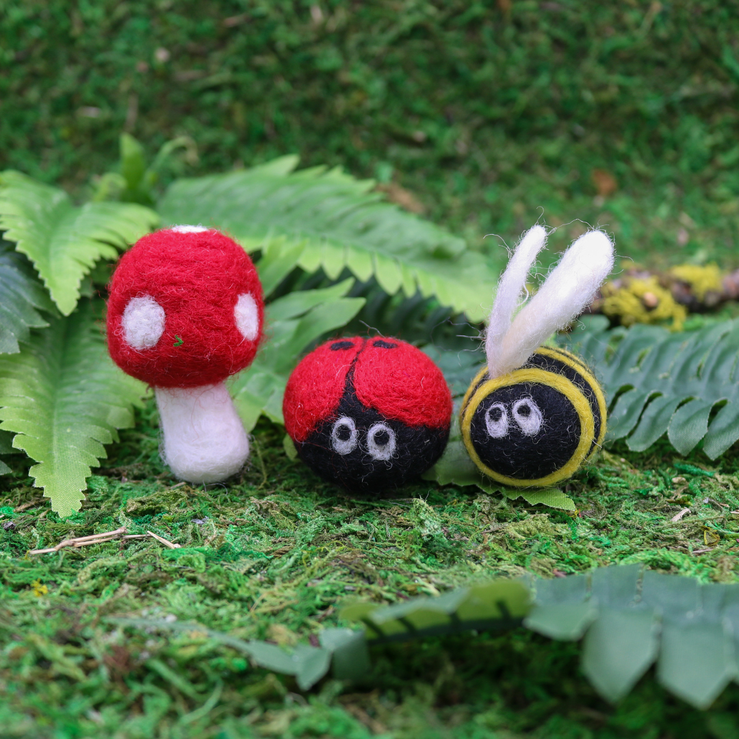Wool Toys made by Friendsheep Sprayed with Catnip Spray
