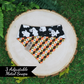 Snap on reversible pet bandanas by Luminous Pets _ Halloween happy ghosts and autumn diamonds